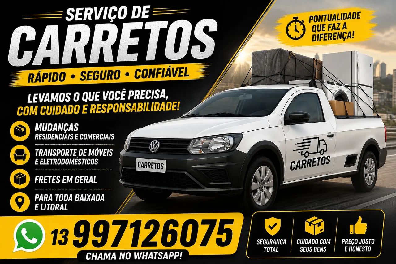 Pequenas mudanças transporte em geral 