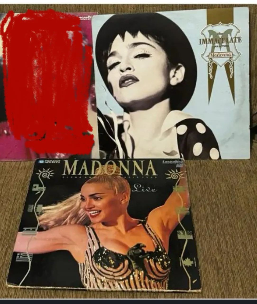 Ld Laserdisc Madonna Immaculate Collection Blond Ambition   