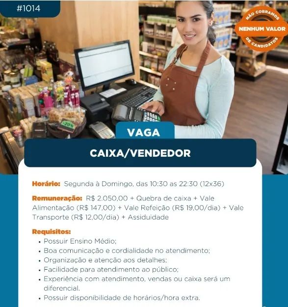 Operador de Caixa