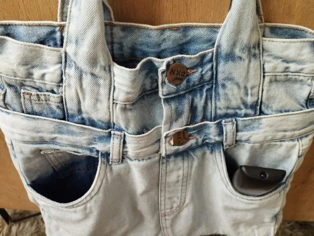 Bolsa de ombro Jeans Clarinho