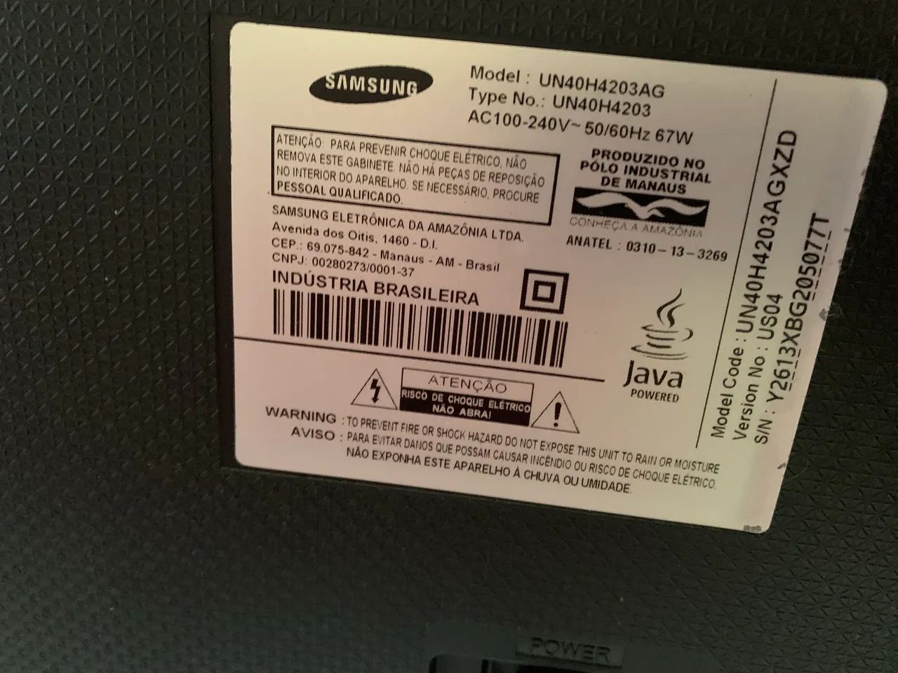 Tv  Smart Samsung 42 polegadas 