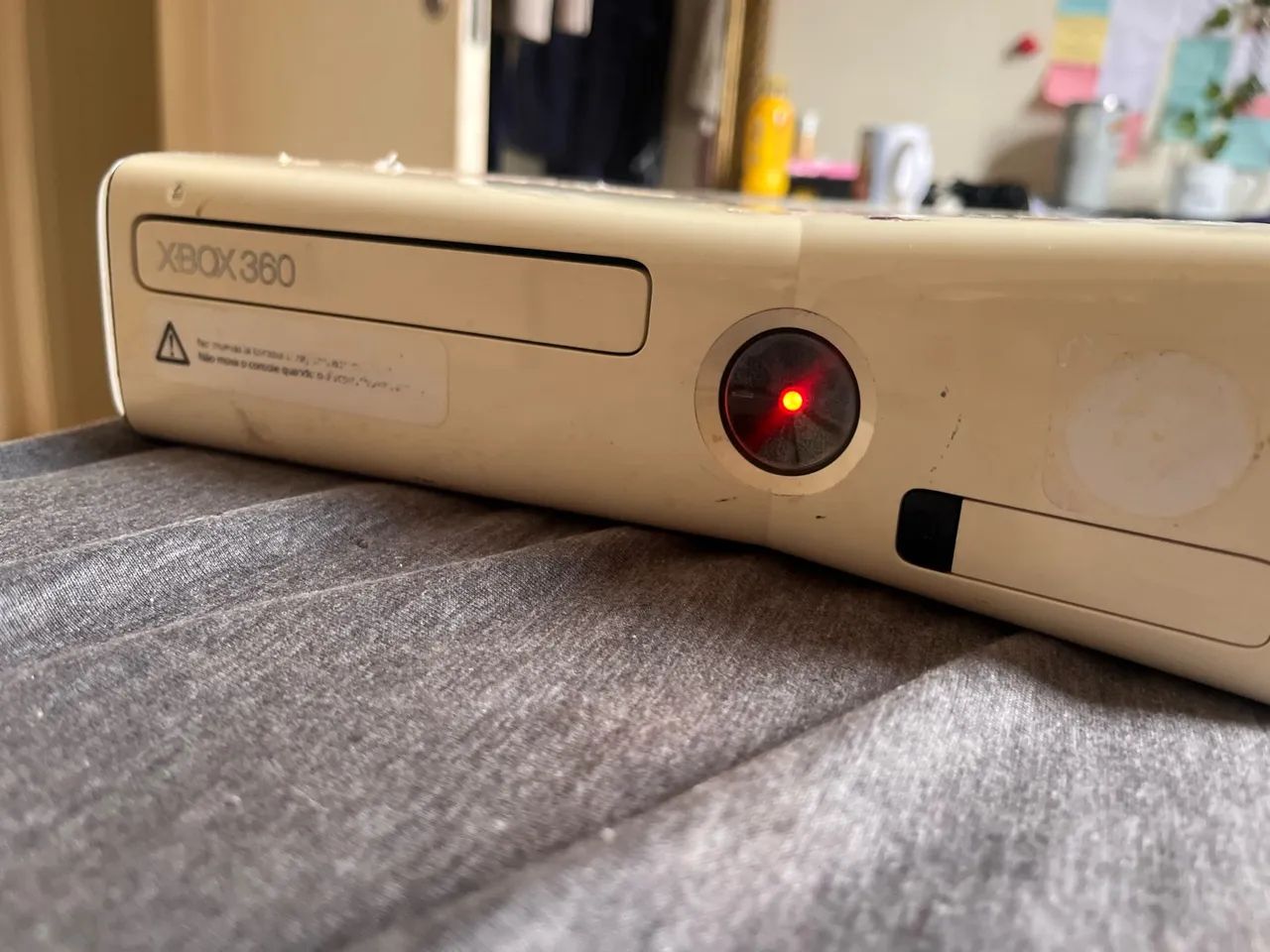 XBOX 360+3 CONTROLES+ KINECT- COM DEFEITO - Foto 5