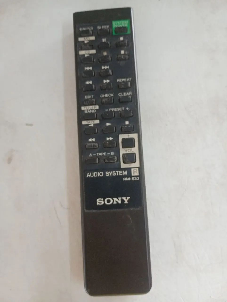 Controle remoto Sony audio 