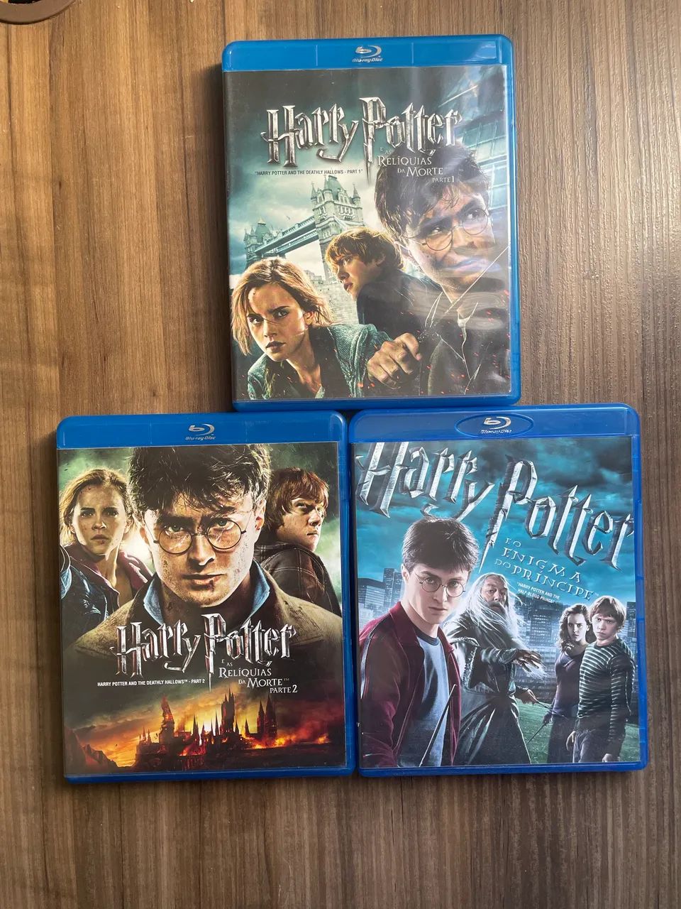 Combo Harry Potter 3 filmes em blu-ray