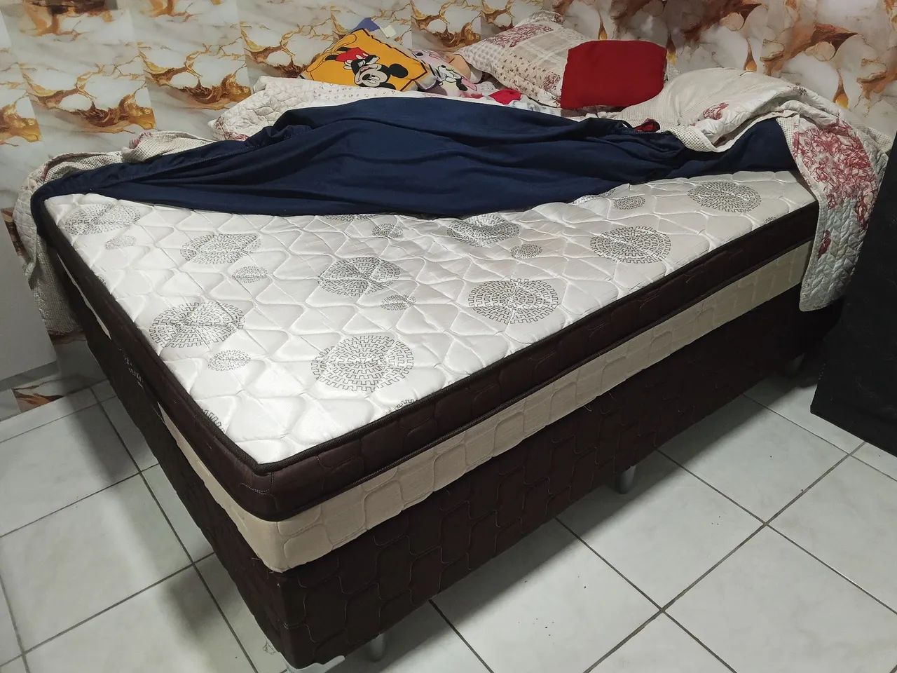 Cama de casal com molas ensacadas - Foto 3