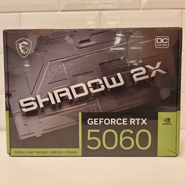 Placa de Vídeo MSI NVIDIA GeForce RTX 5060 Shadow 2X OC - 8GB - GDDR7 - DLSS - Ray Tracing