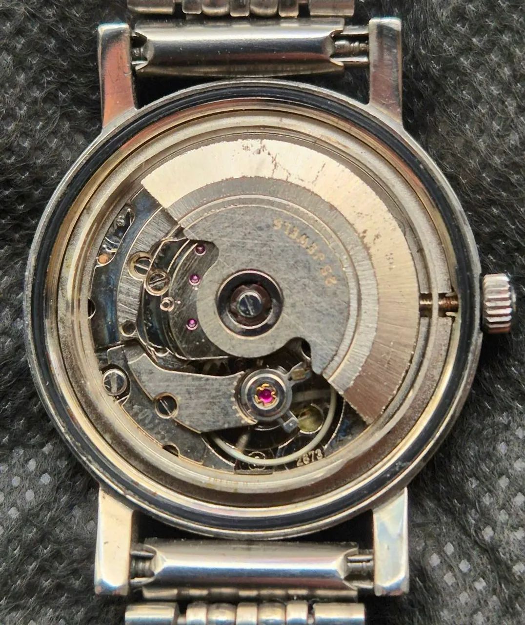 RELÓGIO SUÍÇO VINTAGE ETERNAMATIC  - Foto 5