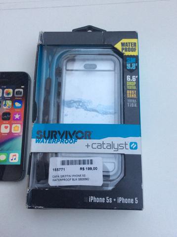 IPhone 5 s 16gb + capa a prova d?água e queda - Foto 4