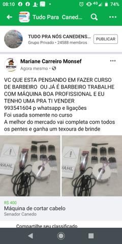 Máquina de cortar cabelo profissional