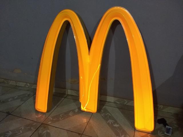 Placa Luminosa McDonalds
