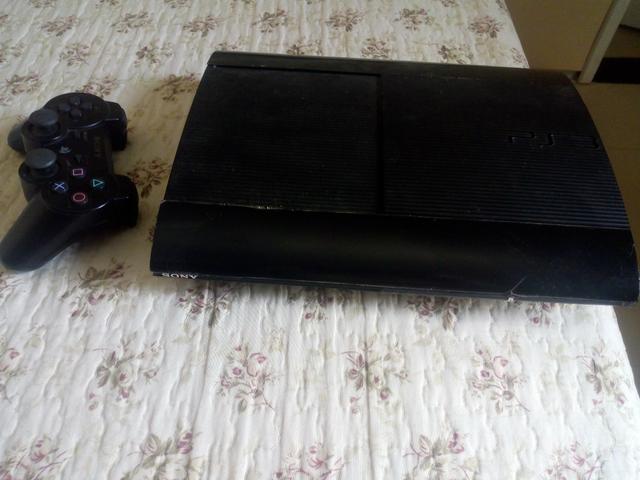 Vendo PS3 Slim 500gb com avaria + 01 controle