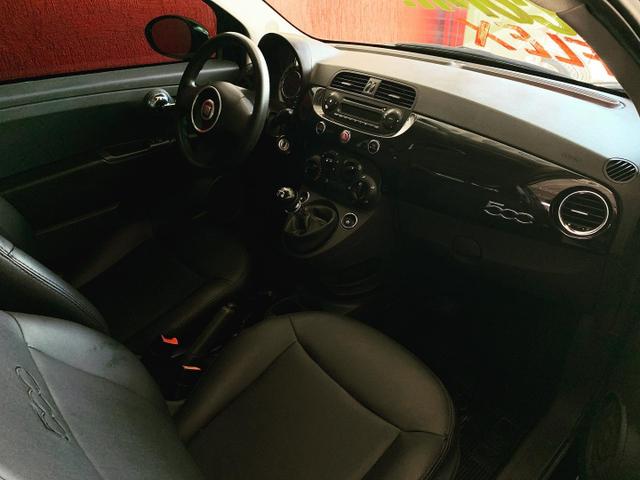(Júnior Veículos) Fiat 500 1.4 Ano:2012 Completo - Foto 8