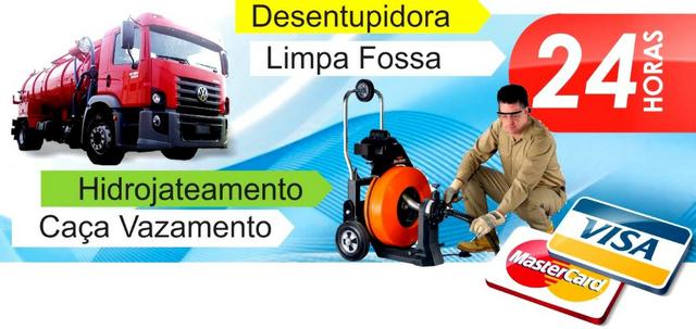 Desentupidora Encanador limpa fossa e caça vazamentos *