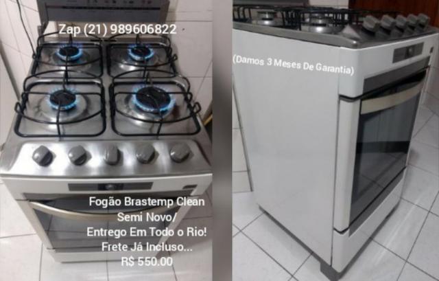 Fogão Brastemp Semi Novo(3 Meses De Garantia)Entrego