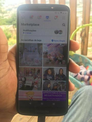 Vendo ou troco moto G6 play sujeito a qual quer teste aceito proposta por j8 - Foto 6