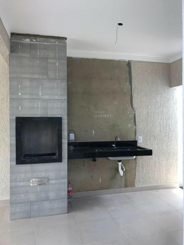 Linda casa itamaraty área gourmet com churrasqueira e sala pé direito duplo anapolis go - Foto 6