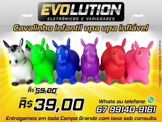 Cavalinho Upa Upa Pula Pula Inflavel varias cores Aproveite
