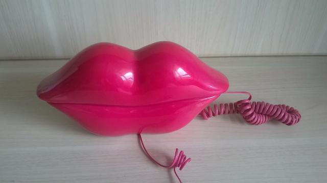Telefone Beijo Labio Formato Boca clássico anos 80 - Foto 3