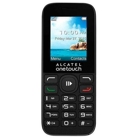 Celular Alcatel One Touch 10.50A com Tela 1.8" Câmera VGA - Preto