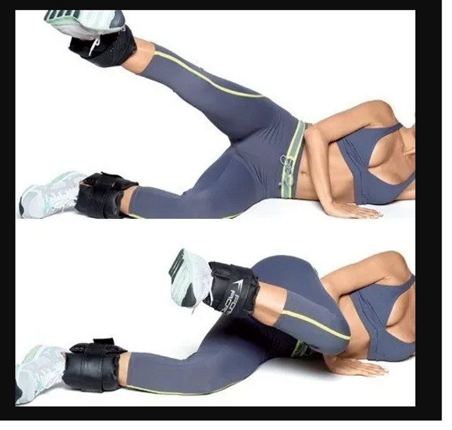 Colchonete para ginástica, tornozeleira caneleira para exercícios, treino, academia