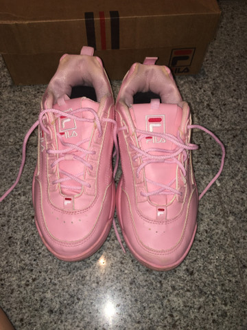 tenis fila rosa pink