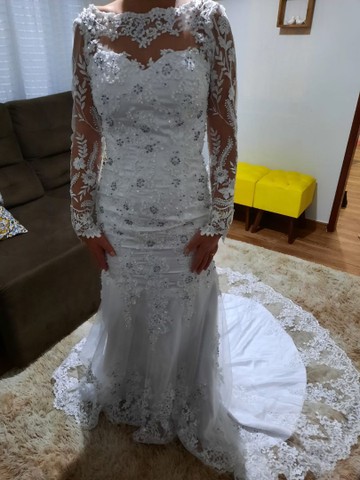Vestido de noiva sereia - Foto 4