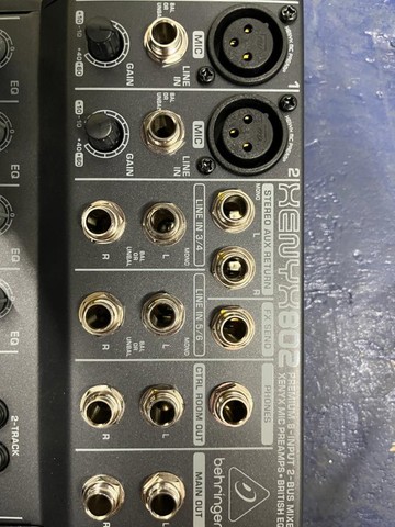 mixer audio behringer xenyx 802