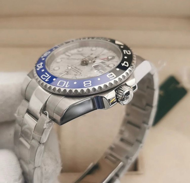 Relógio Rolex GMT Batman Branco Novo - Foto 2