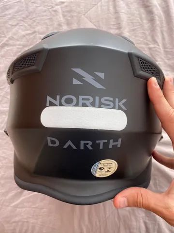 Capacete Norisk Darth - Preto (4 em 1) Novo - Perfeitas Condições!! - Foto 3