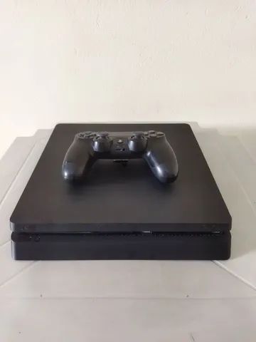 Playstation 4 (Ps4) Slim + 1 Controle + 9 Jogos Mídia Física, Console de  Videogame Sony Usado 94688993