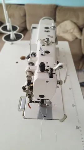 Máquina de costura reta Industrial de transporte duplo - Foto 6