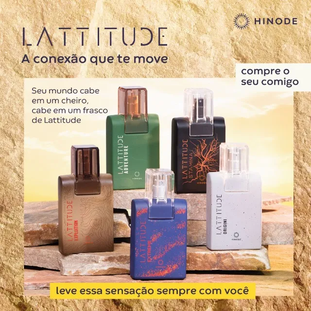 Perfumes Lattitude Hinode Todos da Linha e a Nova Fragrância Lattitude Extreme