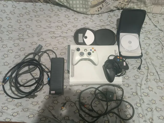 Xbox 360 Branco arcade fat - Escorrega o Preço