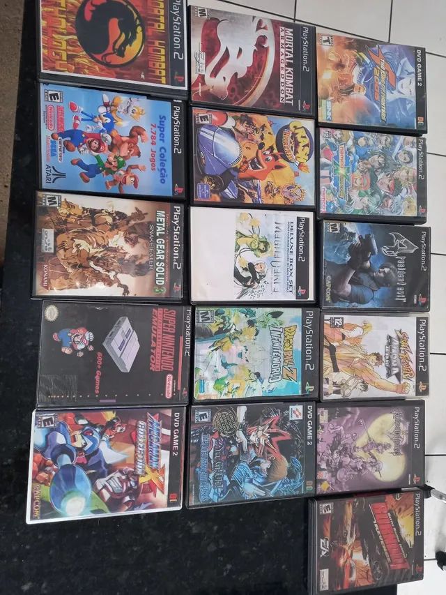 50 dvds jogos de Ps2 - Playstation 2 - Paralelos, todos