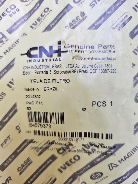 Trator New holand case filtro tanque combustível original * - Foto 3