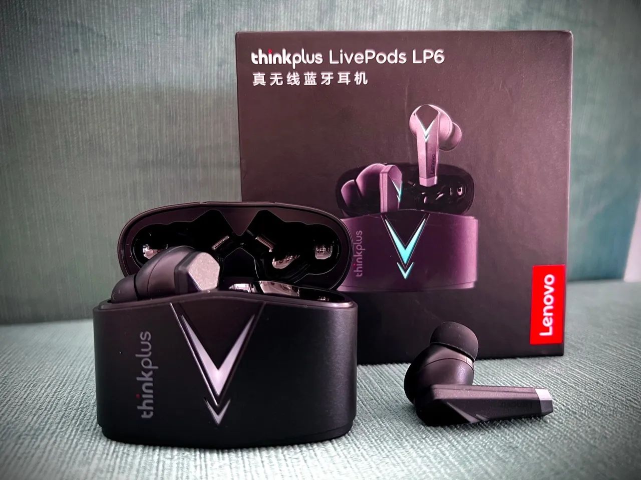 Fone de ouvido Lenovo LP6 Gaming - Bluetooth (sem fio) - Foto 2