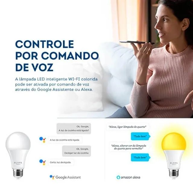 Lâmpada Inteligente LED Elsys EPGG23 9W - Foto 5