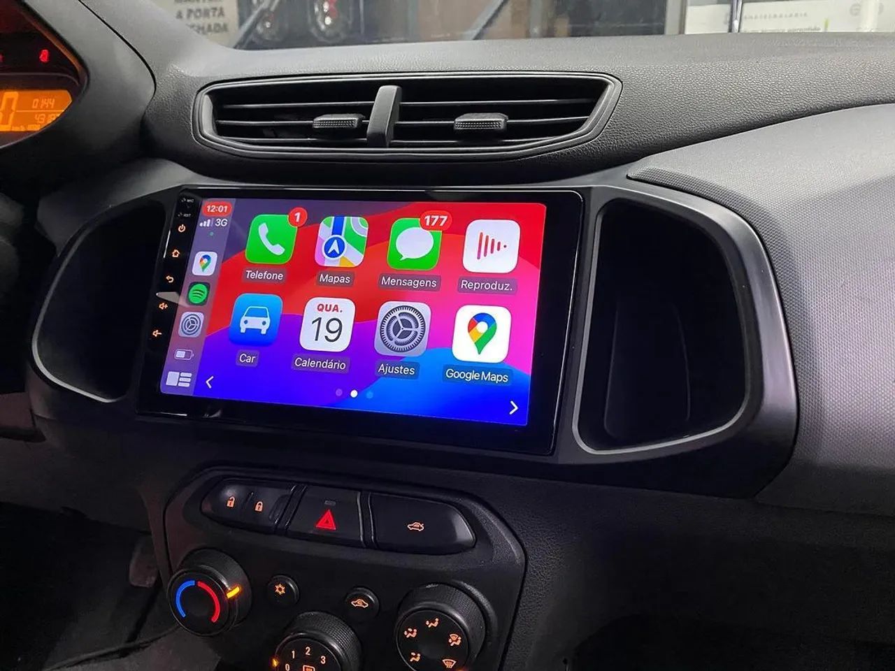 Multimídia 9 polegadas Carplay sem fio Chevrolet Onix cobalt  spin - Foto 4