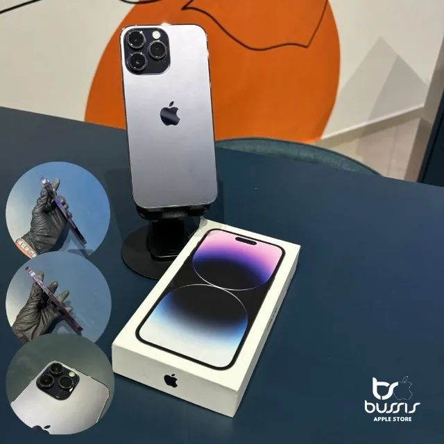 IPhone 14 Pro Max 128Gb Roxo Saude de bateria 85% | Loja Física