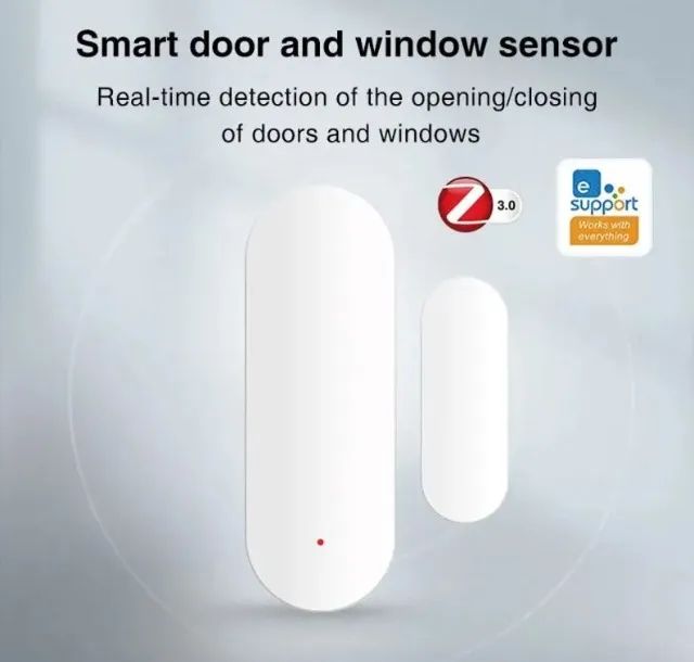 Sensor Portas e Janelas Zigbee-detectores abertos e fechado Sonoff EweLink Alexa COD-AM581 - Foto 3