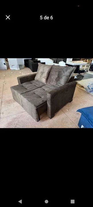 Sofá Retrátil medindo 1.40cm comprimento  - Foto 5