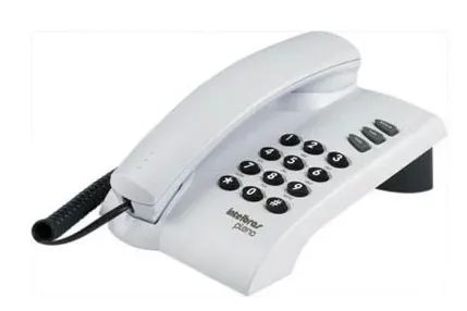 Telefone com Fio Intelbras Pleno Cinza Artico sem chave - Foto 2