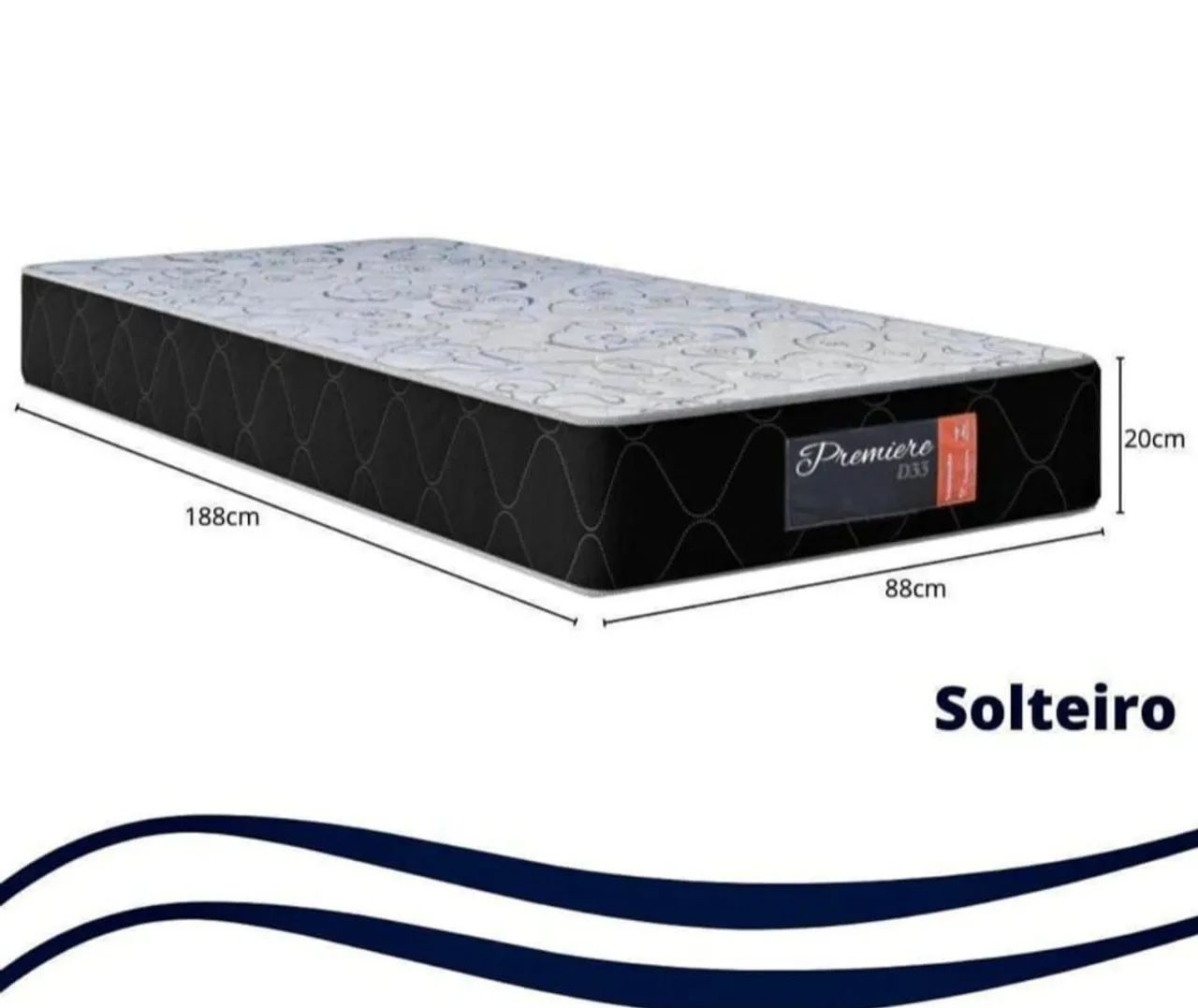 Colchão D33 Solteiro ESPUMA D33 Alta qualidade  - Foto 2