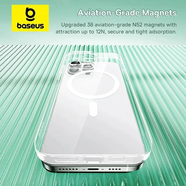 Capa Magsafe + película Baseus para iPhone 15 Pro Max - Foto 5