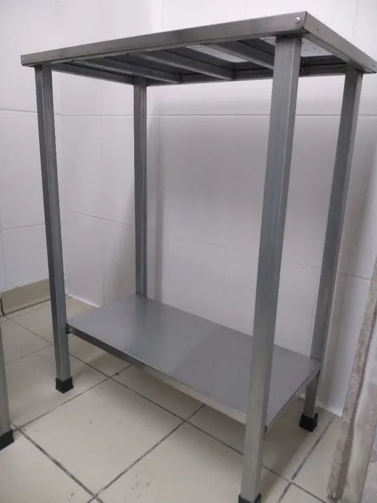 Mesa de apoio inox  - Foto 2