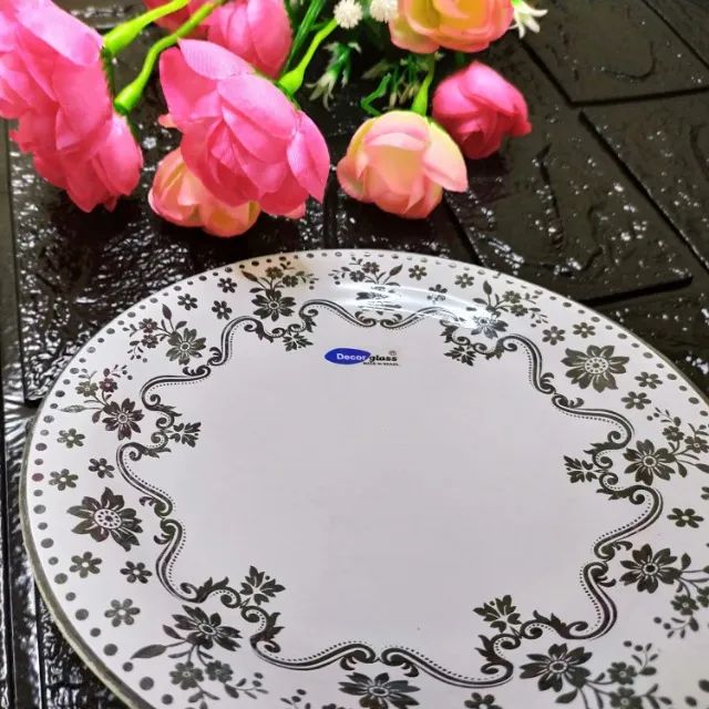 Conj. C/4 Pratos Fundo Ø 23,5 Cm 17749 Decorglass Promoção