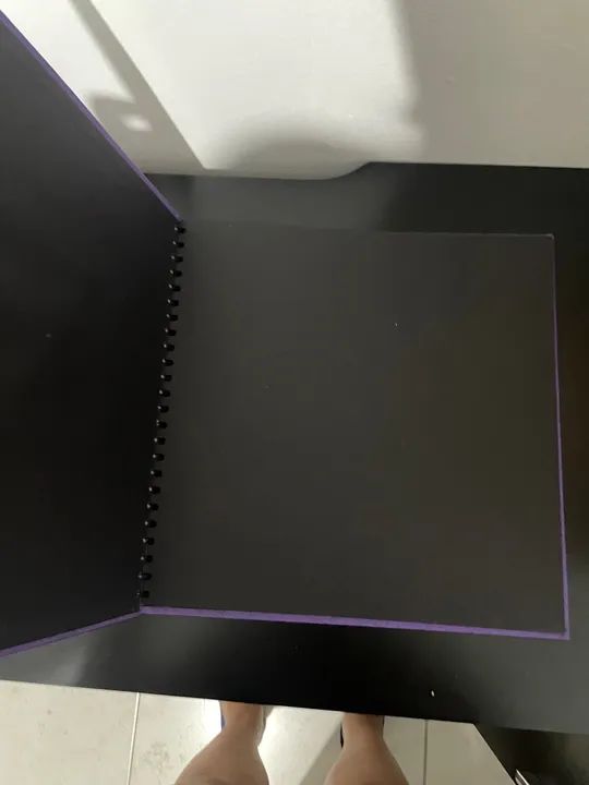 Album de Fotografia - Roxo - Grande 24 Folhas - 96 Fotos  - Foto 2