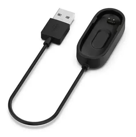Cabo Carregador para relógio Smartwatch Mi Band 4 Usb 15 Cm