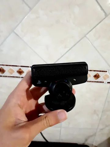 Câmera com Microfone PS Move Ps3 (Com jogos)