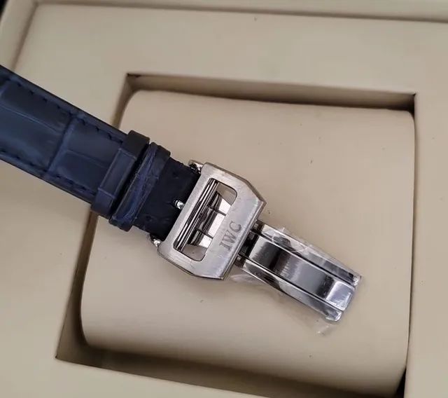 Relógio IWC Portuguese 41mm Azul Premium - Foto 5